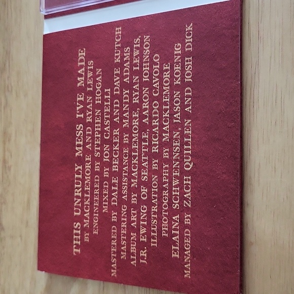 Macklemore & Ryan Lewis  - The Unruly Mess I've Made - Picture 4 of 4
